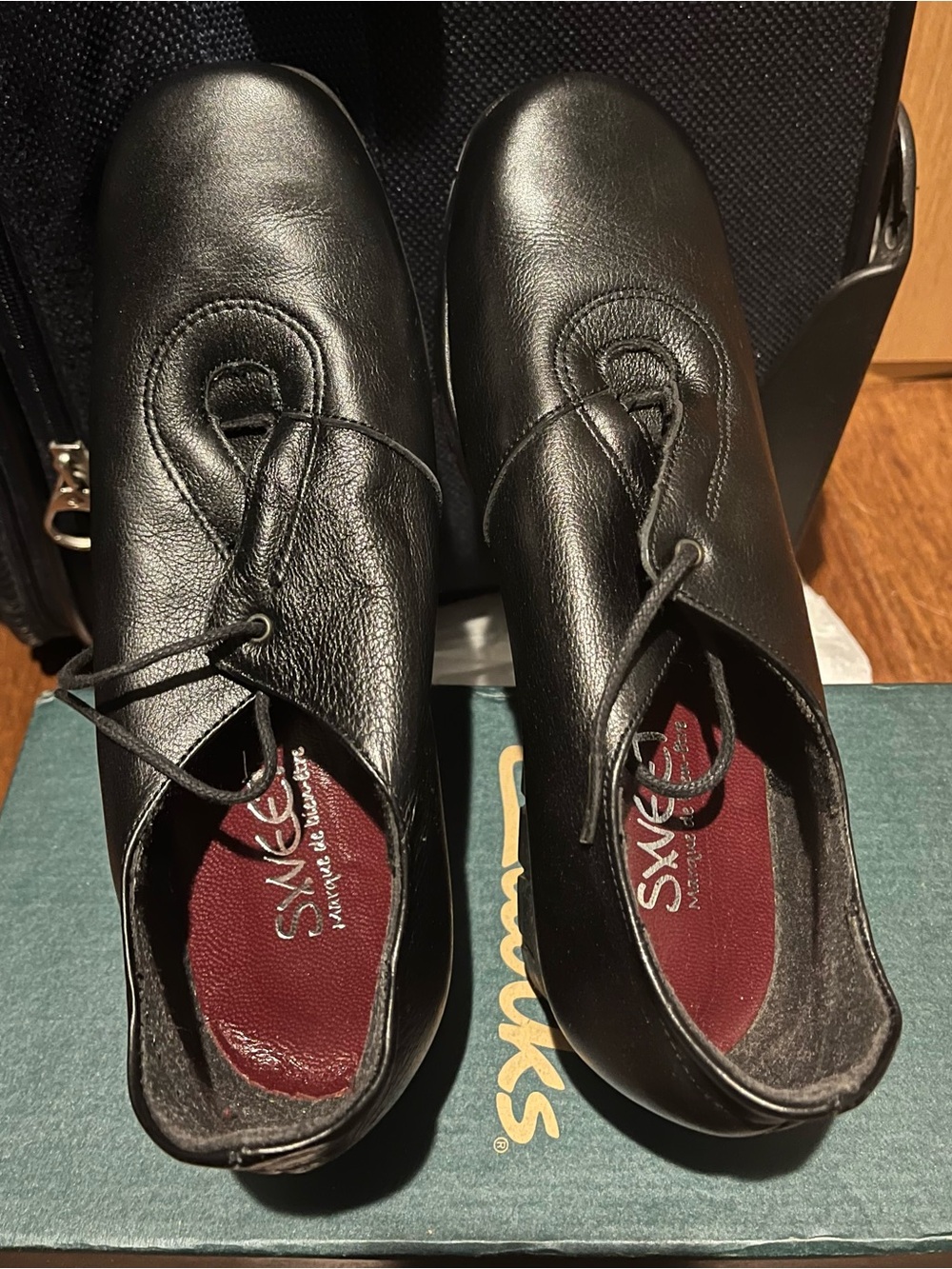 Sweet - Black leather shoes- Size 35